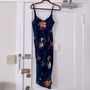 Nine Britton Vivienne Knit floral midi dress